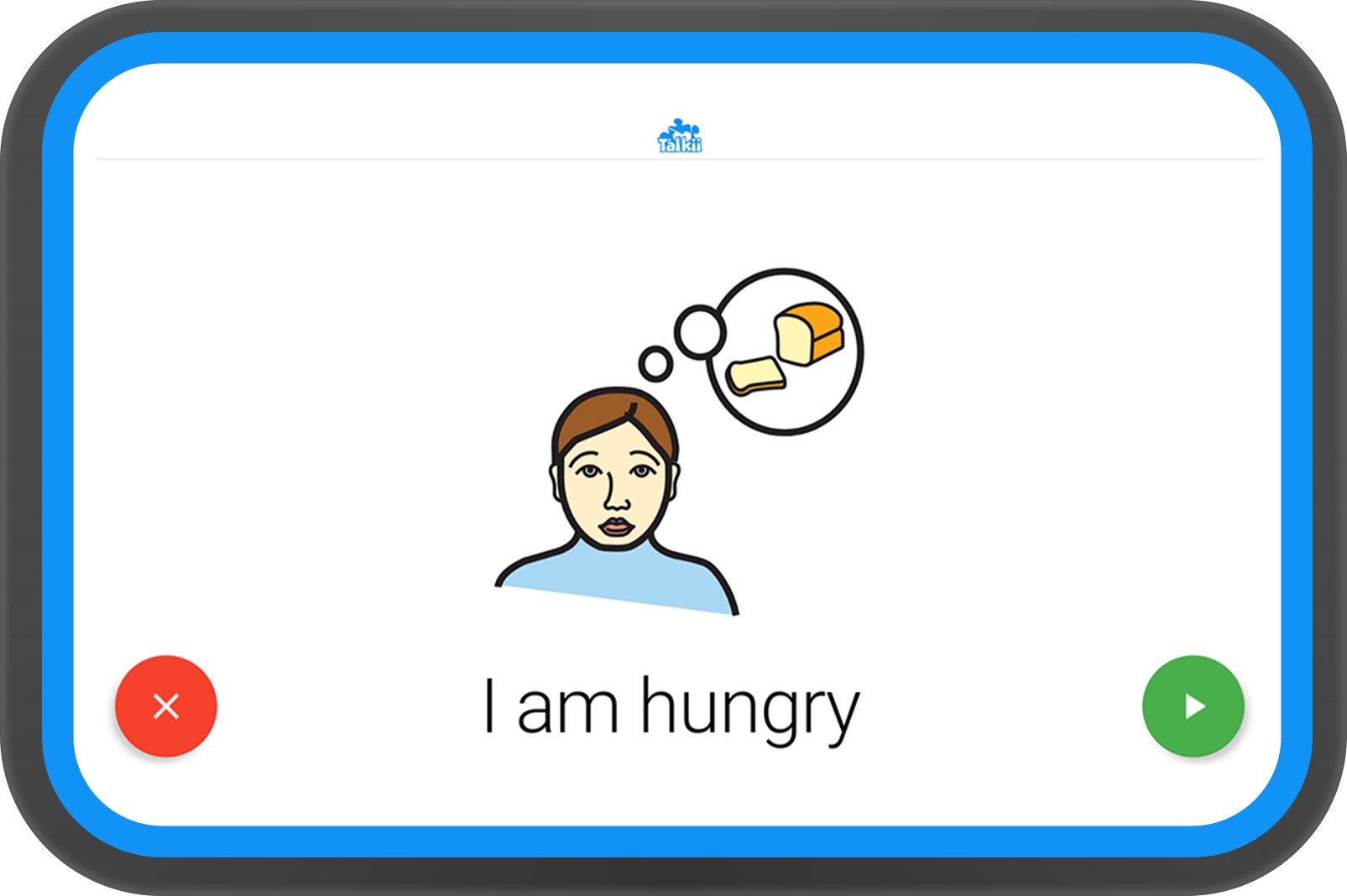 Talkii Tab Full Screen